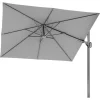 Platinum Voyager Vierkante Zweefparasol T2 2,7x2,7 m. - Light Grey