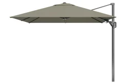 Platinum Voyager zweefparasol T2 2,7x2,7 m. - Taupe met voet en hoes