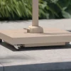 Platinum Voyager zweefparasol T2 - Sandstone met vulbare parasolvoet en hoes