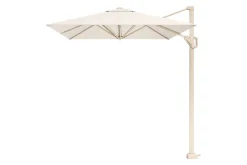Platinum Voyager zweefparasol T1 3x2 m. - Sand Ivory met vulbare voet en hoes