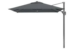 Platinum Voyager zweefparasol T1 2.5x2.5 m. - Antraciet met ingraafvoet en hoes