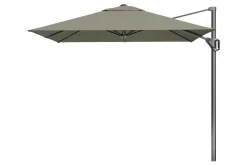 Platinum Voyager zweefparasol T1 2.5x2.5 m. - Taupe met ingraafvoet en hoes