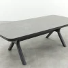 Ponto dining tuintafel keramiek 220x100 cm. - Royal Grey