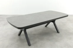 Ponto dining tuintafel keramiek 220x100 cm. - Royal Grey