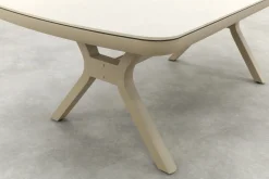 Ponto dining tuintafel keramiek 220x100 cm. - Latte