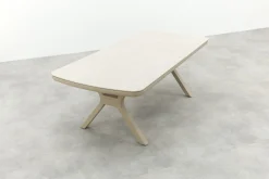Ponto dining tuintafel keramiek 220x100 cm. - Latte