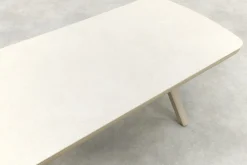 Ponto dining tuintafel keramiek 220x100 cm. - Latte