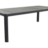 Queens tuintafel antraciet - 220 x 100 cm.