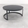 Rhodos koffietafel - set van 2 - antraciet