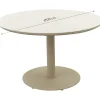Rodez ronde dining tuintafel Ø120 cm. - Latte