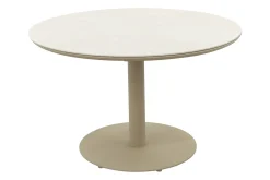 Rodez ronde dining tuintafel Ø120 cm. - Latte