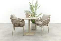Romeo/Emma bistroset (3-dlg) - Latte
