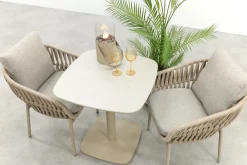 Romeo/Emma bistroset (3-dlg) - Latte