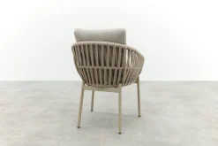 Romeo rope dining tuinstoel - Latte