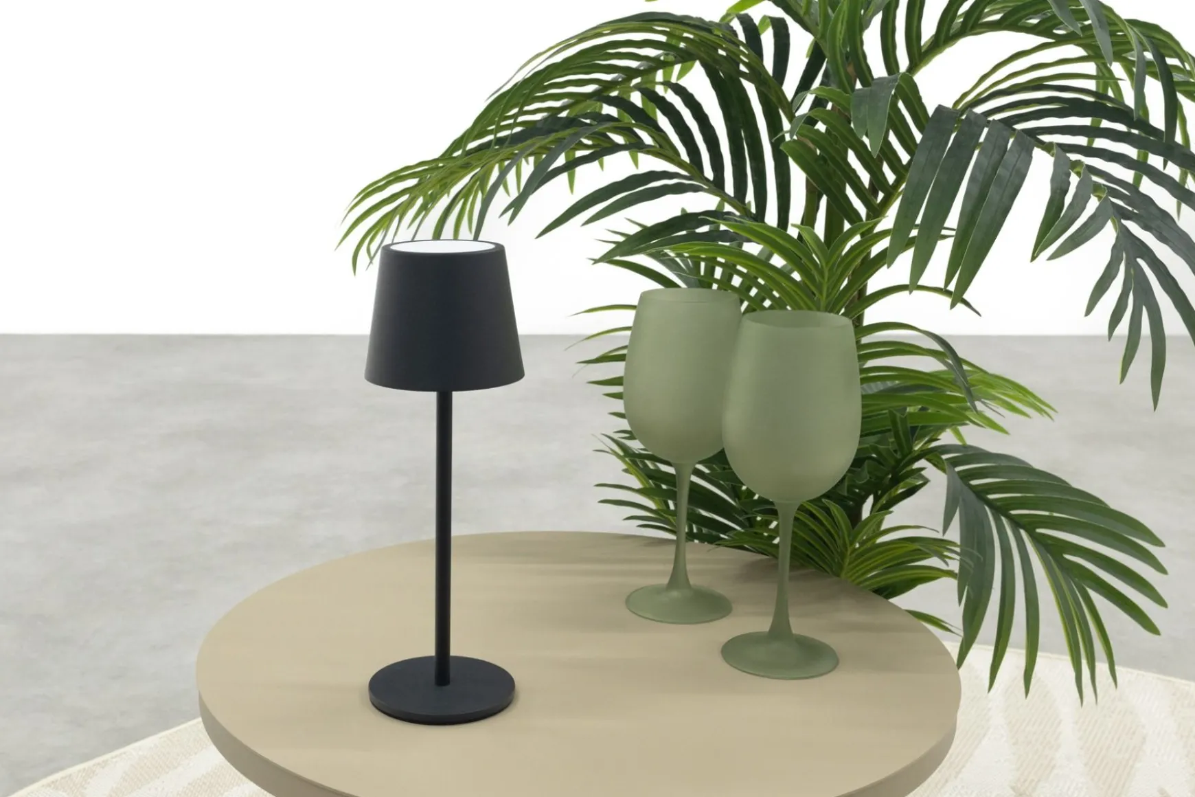 Roxi LED Tafellamp - Zwart