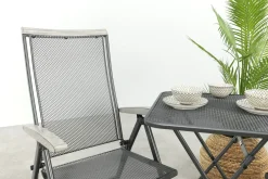 Royal Garden Balero inklapbare balkonset 3-delig strekmetaal 60x60 cm.