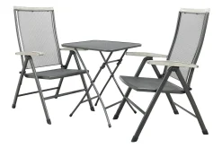 Royal Garden Balero inklapbare balkonset 3-delig strekmetaal 60x60 cm.