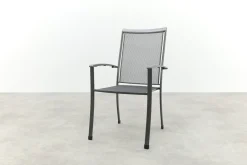 Royal Garden Balero ronde stapelbare tuinset strekmetaal Ø105 cm.