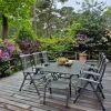 Royal Garden Balero strekmetaal verstelbare tuinstoel - Antraciet