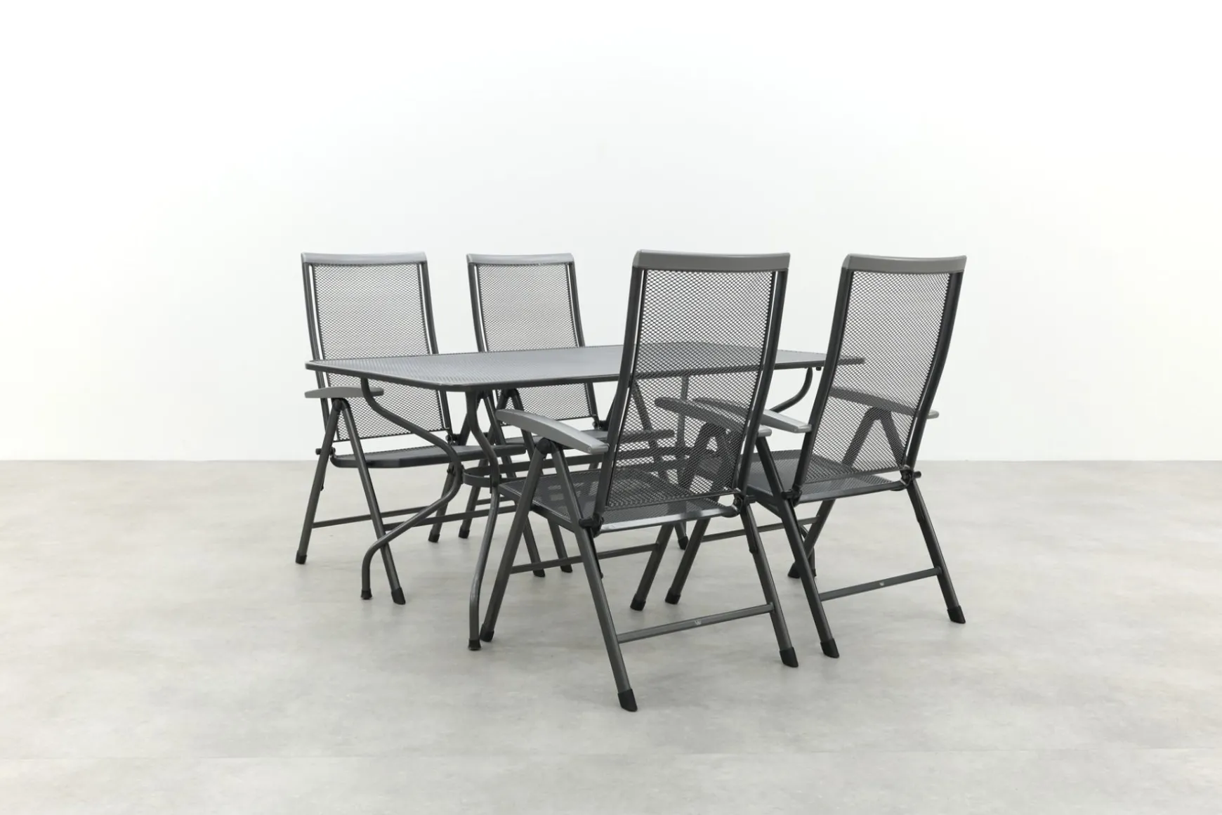 Royal Garden Balero verstelbare tuinset strekmetaal 160x90 cm.