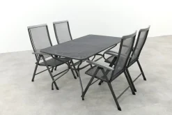 Royal Garden Balero verstelbare tuinset strekmetaal 160x90 cm.