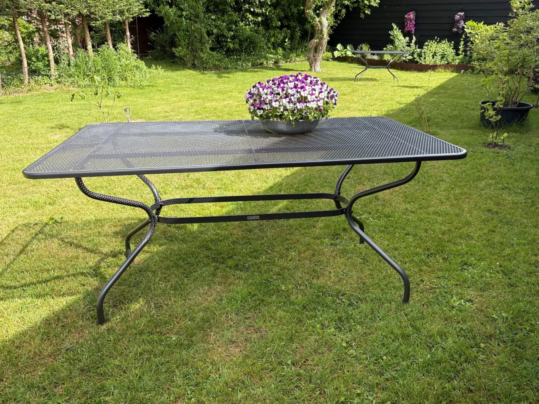 Royal Garden Balero verstelbare tuinset strekmetaal 160x90 cm.
