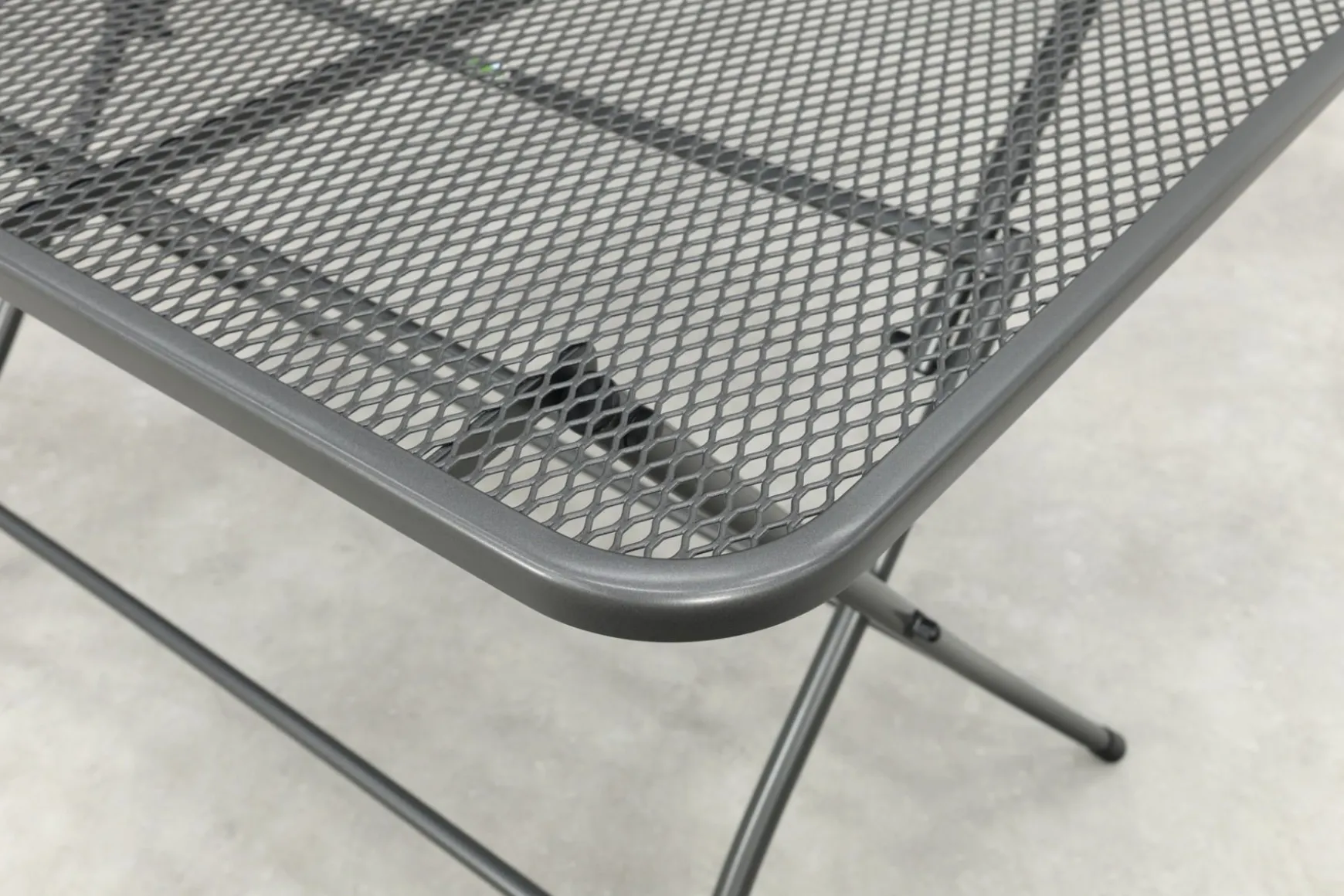 Royal Garden Café strekmetaal klaptafel 110x70 cm. - Antraciet