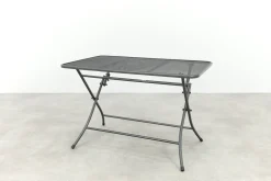 Royal Garden Café strekmetaal klaptafel 110x70 cm. - Antraciet