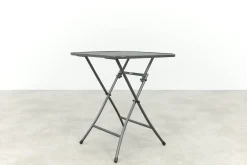 Royal Garden Café strekmetaal klaptafel 60x60 cm. - Antraciet