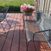 Royal Garden Elegance strekmetaal 2-zits tuinbank - Antraciet