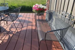 Royal Garden Elegance strekmetaal 2-zits tuinbank - Antraciet
