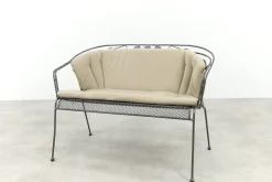 Royal Garden Elegance strekmetaal 2-zits tuinbank - Antraciet