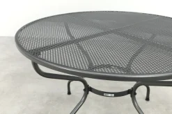 Royal Garden strekmetaal tuintafel rond - Ø105 cm. - Antraciet