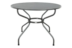 Royal Garden strekmetaal tuintafel rond - Ø105 cm. - Antraciet