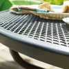 Royal Garden strekmetaal tuintafel rond - Ø90 cm. - Antraciet