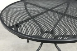 Royal Garden strekmetaal tuintafel rond - Ø90 cm. - Antraciet
