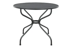 Royal Garden strekmetaal tuintafel rond - Ø90 cm. - Antraciet