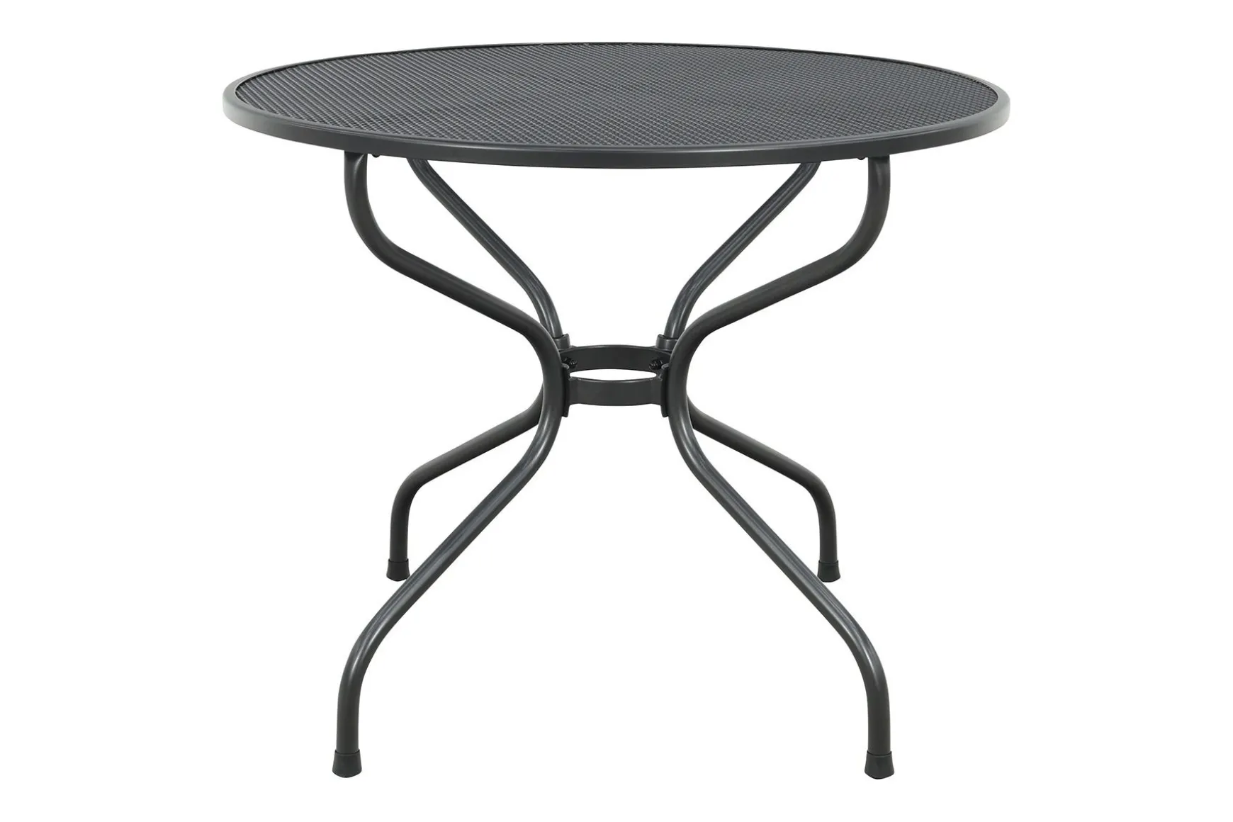Royal Garden strekmetaal tuintafel rond - Ø90 cm. - Antraciet