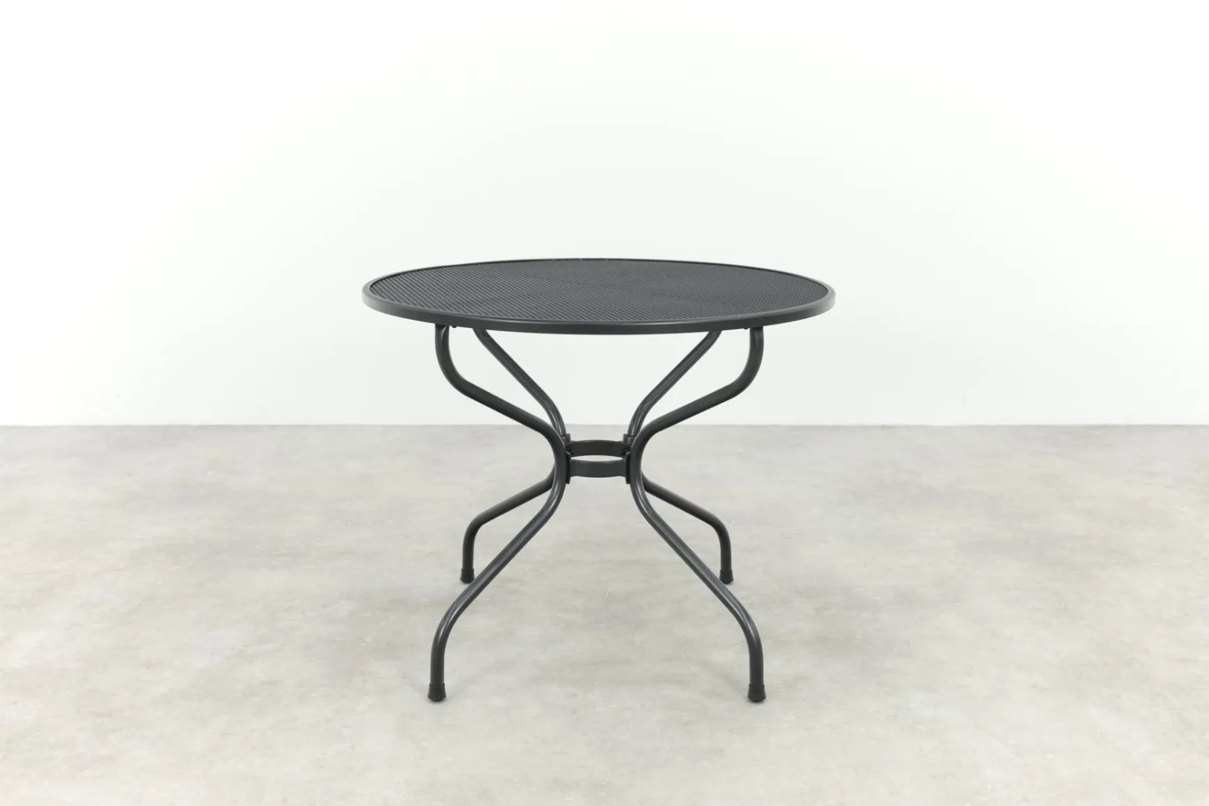 Royal Garden strekmetaal tuintafel rond - Ø90 cm. - Antraciet
