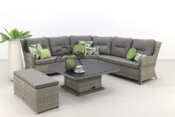 Sandigo lounge dining set met bijzetbank