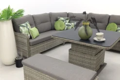 Sandigo lounge dining set met bijzetbank