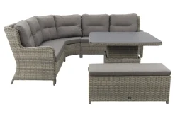 Sandigo lounge dining set met bijzetbank