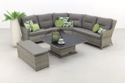 Sandigo lounge dining set met bijzetbank