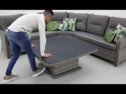 Sandigo lounge dining set met bijzetbank