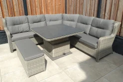 Sandigo lounge dining set met bijzetbank