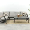 Santos/Atlanta aluminium loungeset - Antraciet