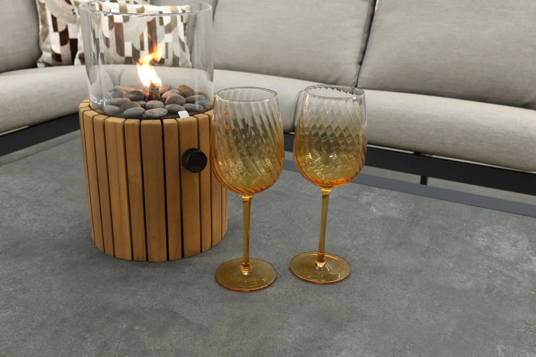 Santos/Atlanta aluminium loungeset - Antraciet