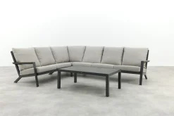Santos/Atlanta aluminium loungeset - Antraciet