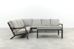 Santos/Atlanta aluminium loungeset - Antraciet