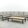 Santos/Mindo 150x75 cm. loungeset - Antraciet/Teak